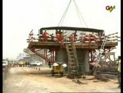 President Mahama inspects Kasoa Interchange
